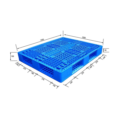 Higiena Płaskie plastikowe palety Antystatyczne palety HDPE 1200 × 1000 mm