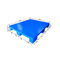 1200 * 1000 * 150 mm Plastikowe palety wysyłkowe Niebieska solidna górna paleta do regałów