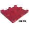 SGS Niestandardowa paleta z tworzywa sztucznego Virgin Anti Impact Palety HDPE w kolorze czerwonym