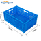 Niebieska składana plastikowa skrzynia do układania w stosy Udźwig 50 kg