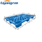 Niebieska paleta z tworzywa sztucznego HDPE Euro Plastikowa paleta przemysłowa 1200 X 800
