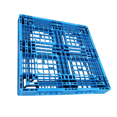 100% dziewiczy materiał Higieniczna paleta z tworzywa sztucznego 1100 * 1100 mm wzmocniona stalą o dużej wytrzymałości